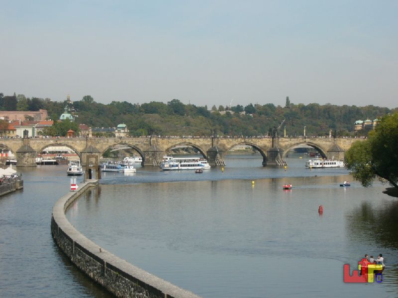 Blick auf die Moldau